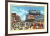 Atlantic City, New Jersey - Steel Pier View from Boardwalk-Lantern Press-Framed Premium Giclee Print