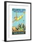 Atlantic City Pageant Poster-null-Framed Giclee Print