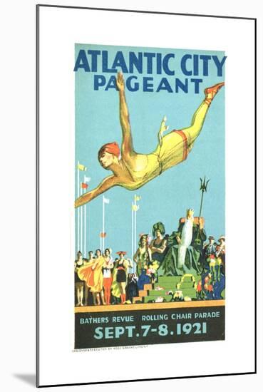 Atlantic City Pageant Poster-null-Mounted Giclee Print