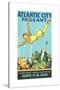 Atlantic City Pageant Poster-null-Stretched Canvas