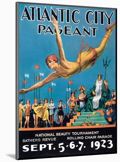 Atlantic City Pageant-Conrad J^ Linke-Mounted Art Print