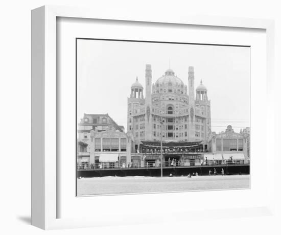 Atlantic City’s Marlborough-Blenheim Hotel, ca. 1908-null-Framed Art Print