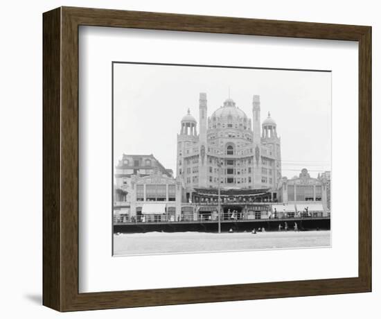 Atlantic City’s Marlborough-Blenheim Hotel, ca. 1908-Vintage Photography-Framed Art Print