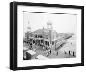 Atlantic City Steel Pier, 1910s-null-Framed Art Print