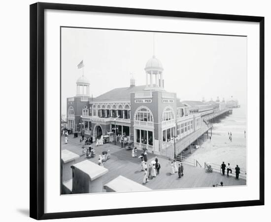 Atlantic City Steel Pier, 1910s-null-Framed Giclee Print