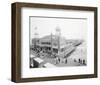 Atlantic City Steel Pier, 1910s-Vintage Photography-Framed Art Print