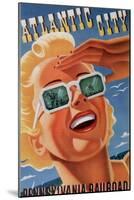 Atlantic City Sunglasses-null-Mounted Giclee Print