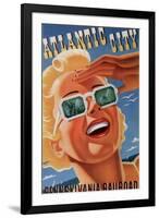 Atlantic City Sunglasses-null-Framed Giclee Print