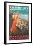 Atlantic City Travel Poster-null-Framed Art Print