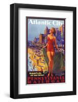 Atlantic City-null-Framed Art Print