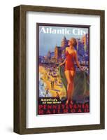 Atlantic City-null-Framed Art Print