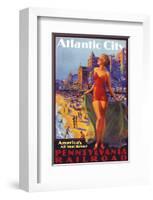 Atlantic City-null-Framed Art Print