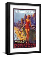 Atlantic City-null-Framed Art Print