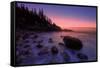 Atlantic Coast Sunrise, Maine, Acadia National Park-Vincent James-Framed Stretched Canvas