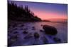 Atlantic Coast Sunrise, Maine, Acadia National Park-Vincent James-Mounted Photographic Print