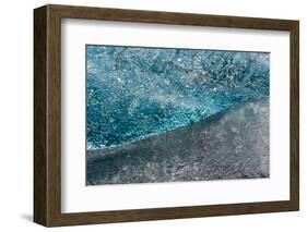 Atlantic Coast with Iceberg Remains at the Jškulsarlon-Catharina Lux-Framed Photographic Print