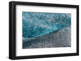 Atlantic Coast with Iceberg Remains at the Jškulsarlon-Catharina Lux-Framed Photographic Print