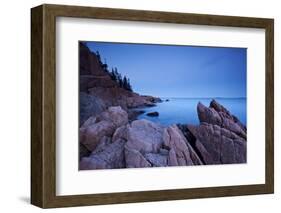 Atlantic Coastline, Acadia National Park, Maine-Paul Souders-Framed Photographic Print