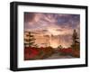 Atlantic Dawn-Michael Hudson-Framed Art Print