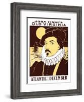 Atlantic: December, John Fiske's Old Virginia-James Montgomery Flagg-Framed Art Print