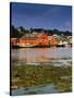 Atlantic Fisheries Museum and Lunenburg Harbor, Lunenburg, Nova Scotia, Canada-Walter Bibikow-Stretched Canvas