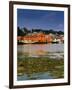 Atlantic Fisheries Museum and Lunenburg Harbor, Lunenburg, Nova Scotia, Canada-Walter Bibikow-Framed Premium Photographic Print