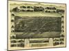 Atlantic Highlands, New Jersey - Panoramic Map-Lantern Press-Mounted Art Print