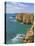 Atlantic Ocean and Cliffs on the Cape St. Vincent Peninsula, Sagres, Algarve, Portugal, Europe-Neale Clarke-Stretched Canvas