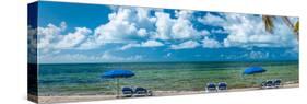 Atlantic Ocean at Smathers Beach in Key West, Florida, USA-null-Stretched Canvas