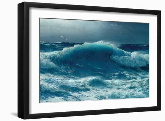 Atlantic Roll, 1895-David James-Framed Giclee Print