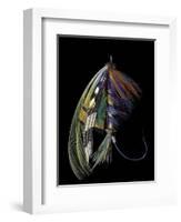 Atlantic Salmon Fly designs 'Blacker Ghost' variation-Darrell Gulin-Framed Photographic Print