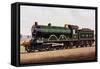 Atlantic Steam Locomotive-null-Framed Stretched Canvas