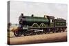 Atlantic Steam Locomotive-null-Stretched Canvas