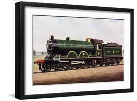 Atlantic Steam Locomotive-null-Framed Premium Giclee Print