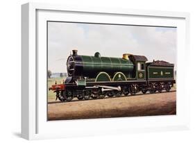 Atlantic Steam Locomotive-null-Framed Premium Giclee Print