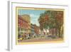 Atlantic Street, Stamford, Connecticut-null-Framed Art Print