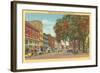 Atlantic Street, Stamford, Connecticut-null-Framed Art Print