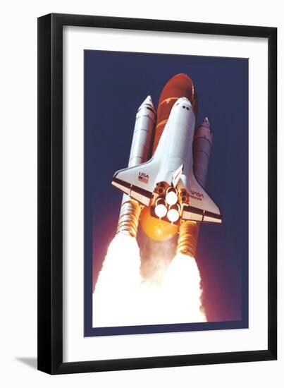 Atlantis Lift-Off-null-Framed Art Print