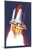 Atlantis Lift-Off-null-Mounted Art Print