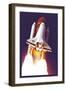 Atlantis Lift-Off-null-Framed Art Print