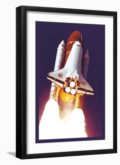 Atlantis Lift-Off-null-Framed Art Print