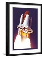 Atlantis Lift-Off-null-Framed Art Print