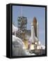 Atlantis' Twin Solid Rocket Boosters Ignite-Stocktrek Images-Framed Stretched Canvas