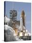 Atlantis' Twin Solid Rocket Boosters Ignite-Stocktrek Images-Stretched Canvas