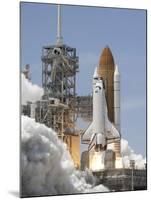 Atlantis' Twin Solid Rocket Boosters Ignite-Stocktrek Images-Mounted Premium Photographic Print