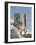 Atlantis' Twin Solid Rocket Boosters Ignite-Stocktrek Images-Framed Photographic Print