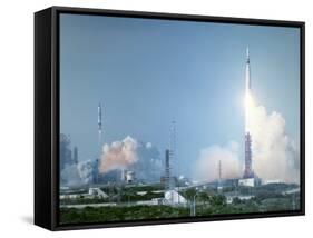 Atlas-Agena Rocket Launch for Gemini 8-null-Framed Stretched Canvas