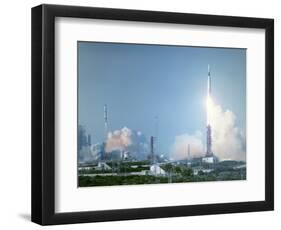 Atlas-Agena Rocket Launch for Gemini 8-null-Framed Premium Photographic Print