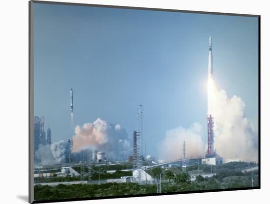 Atlas-Agena Rocket Launch for Gemini 8-null-Mounted Premium Photographic Print