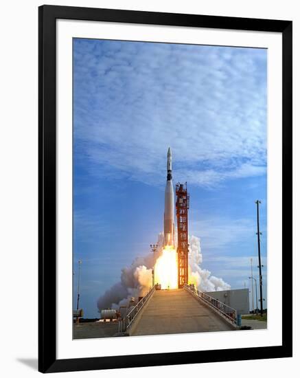 Atlas Agena target vehicle liftoff for Gemini 11 Photograph - Cape Canaveral, FL-Lantern Press-Framed Art Print